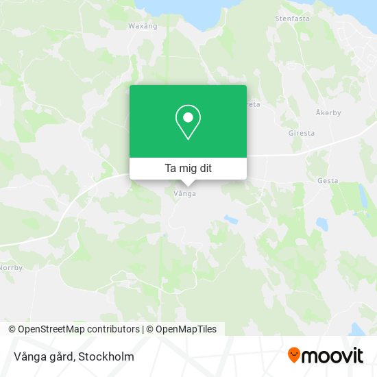 Vånga gård karta