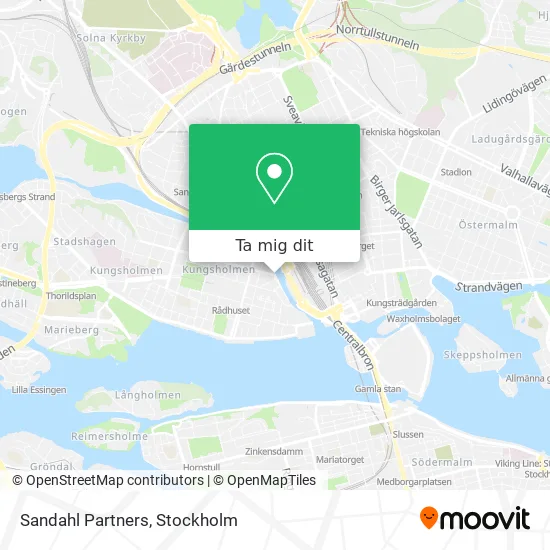 Sandahl Partners karta