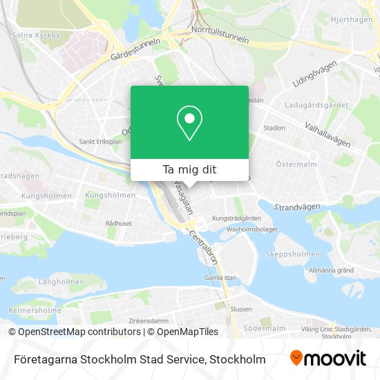 Företagarna Stockholm Stad Service karta