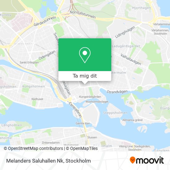 Melanders Saluhallen Nk karta