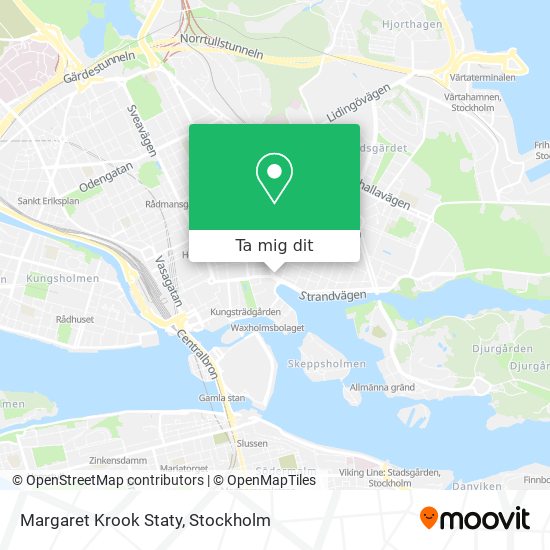 Margaret Krook Staty karta