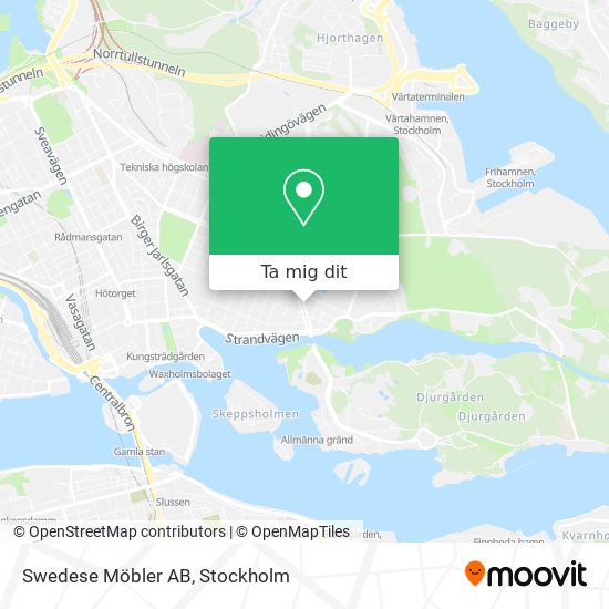Swedese Möbler AB karta