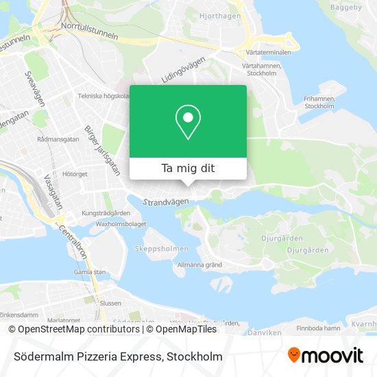 Södermalm Pizzeria Express karta