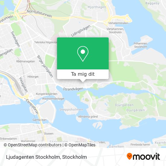 Ljudagenten Stockholm karta