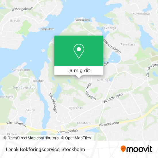 Lenak Bokföringsservice karta