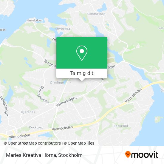 Maries Kreativa Hörna karta