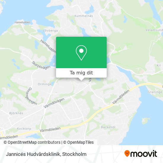 Jannicés Hudvårdsklinik karta