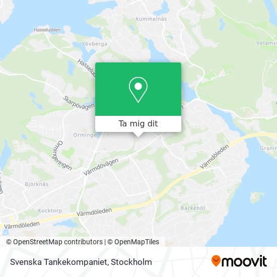 Svenska Tankekompaniet karta