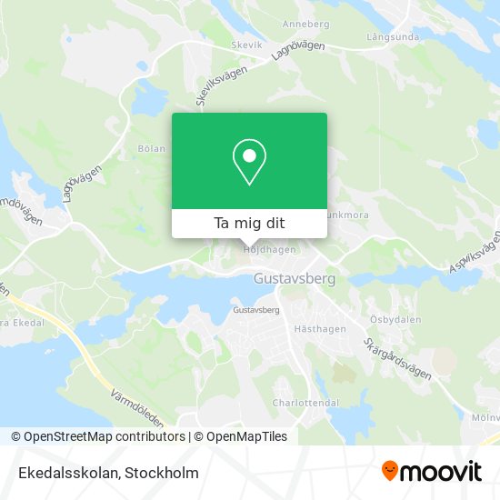 Ekedalsskolan karta