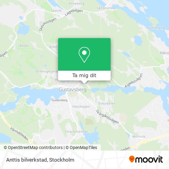 Anttis bilverkstad karta