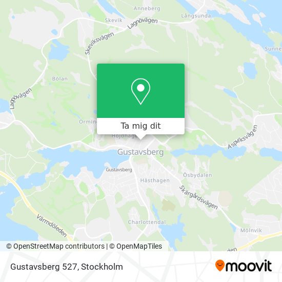Gustavsberg 527 karta