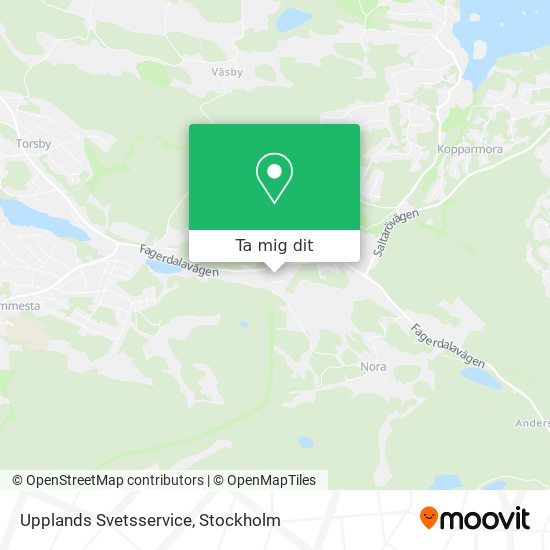 Upplands Svetsservice karta
