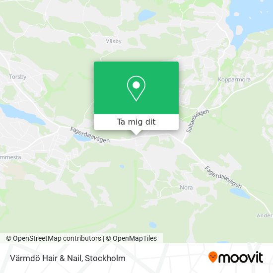 Värmdö Hair & Nail karta