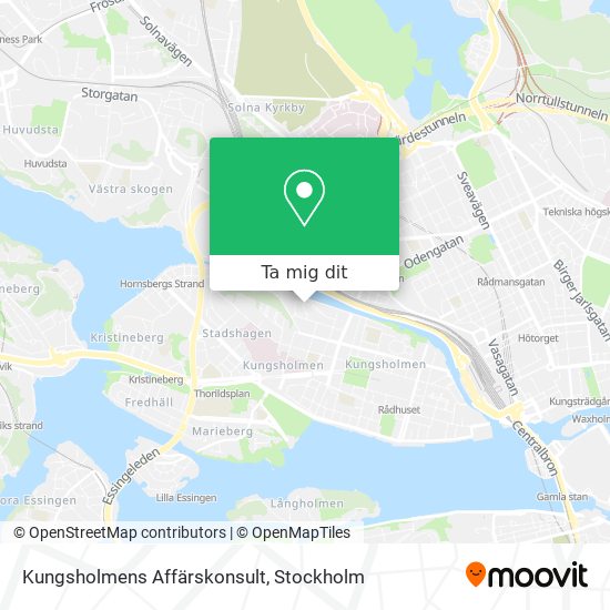 Kungsholmens Affärskonsult karta