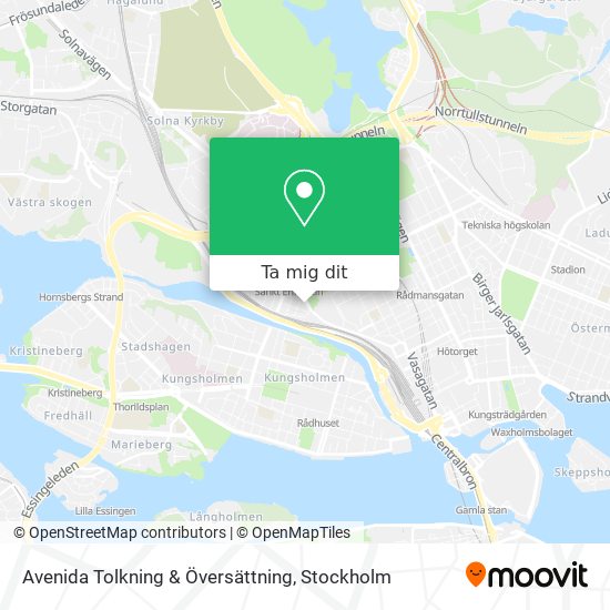 Avenida Tolkning & Översättning karta