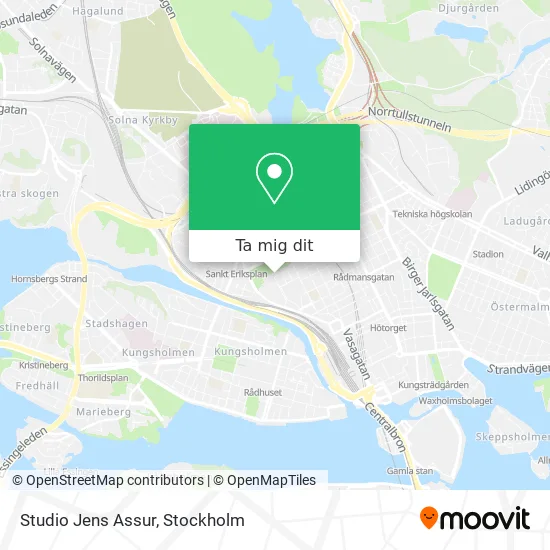 Studio Jens Assur karta