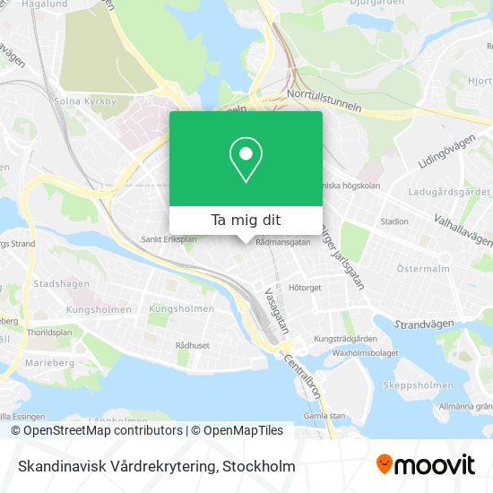 Skandinavisk Vårdrekrytering karta