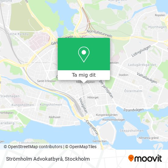 Strömholm Advokatbyrå karta