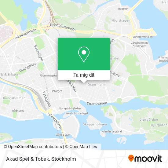 Akad Spel & Tobak karta