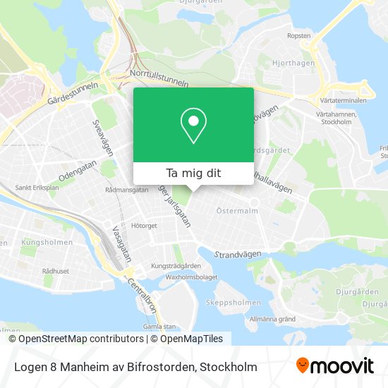 Logen 8 Manheim av Bifrostorden karta