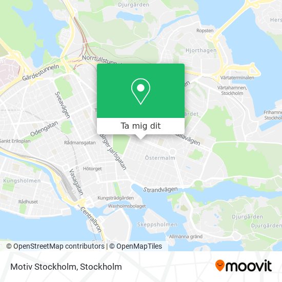 Motiv Stockholm karta