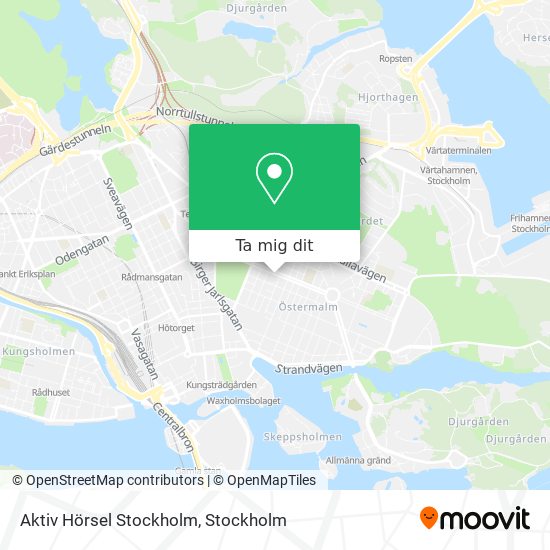 Aktiv Hörsel Stockholm karta