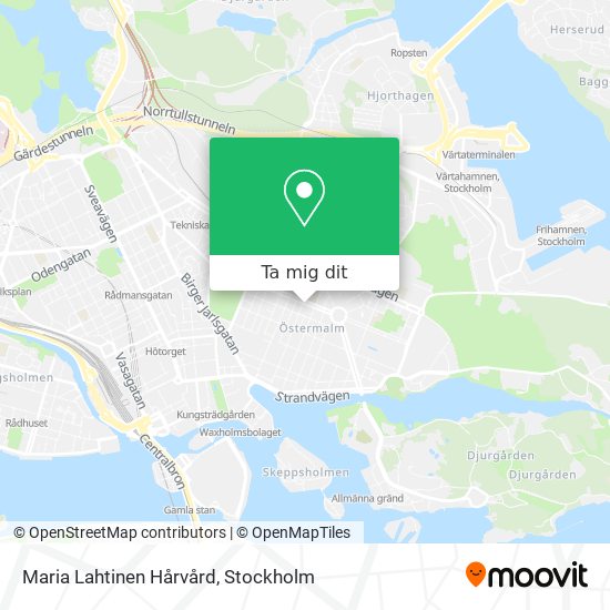 Maria Lahtinen Hårvård karta