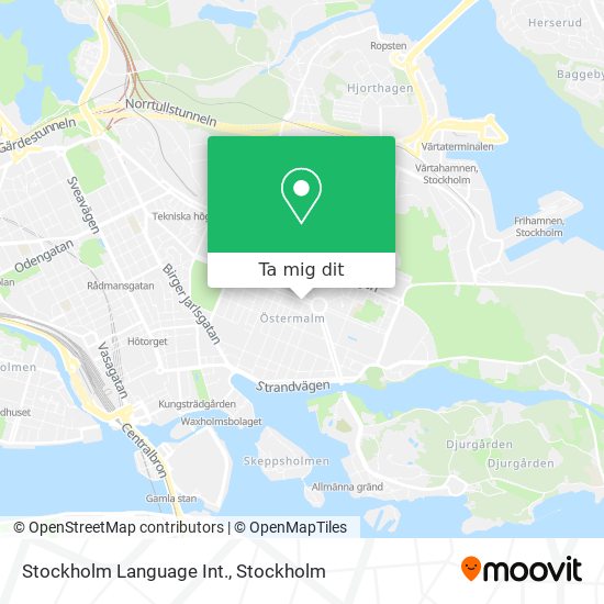 Stockholm Language Int. karta