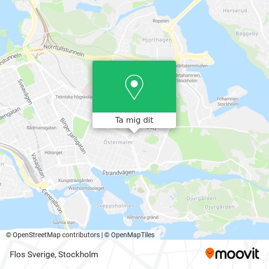 Flos Sverige karta