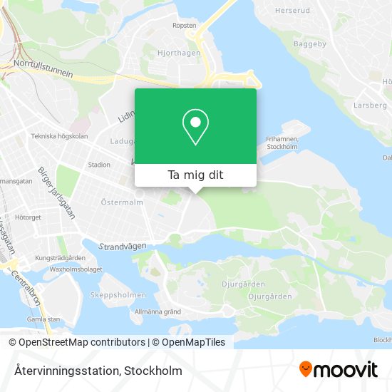 Återvinningsstation karta