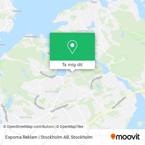 Expoma Reklam i Stockholm AB karta