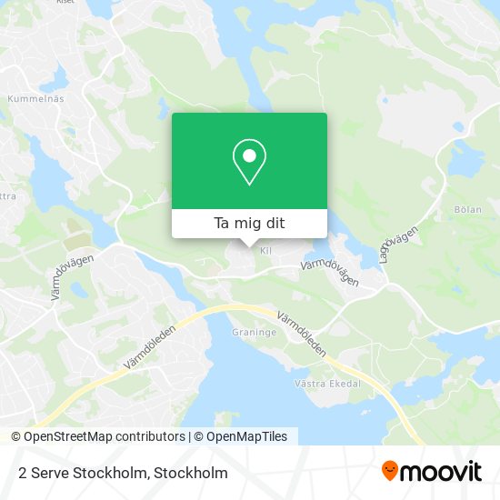 2 Serve Stockholm karta