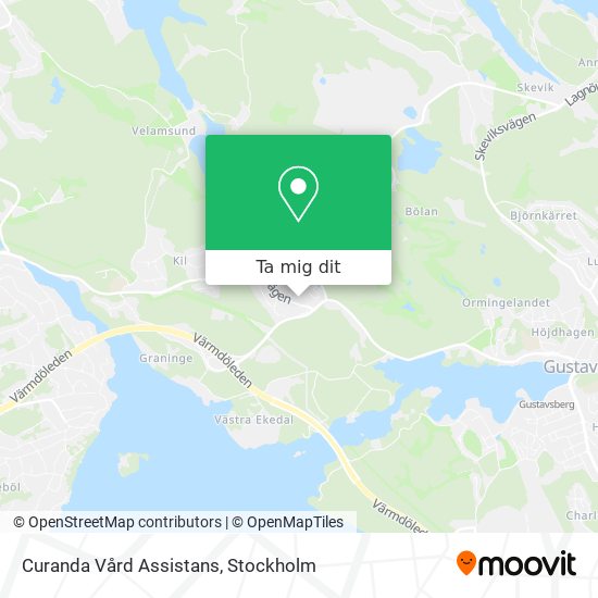 Curanda Vård Assistans karta