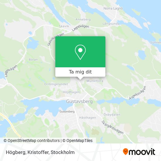 Högberg, Kristoffer karta