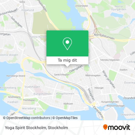 Yoga Spirit Stockholm karta