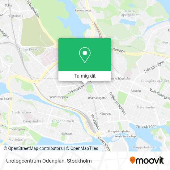 Urologcentrum Odenplan karta