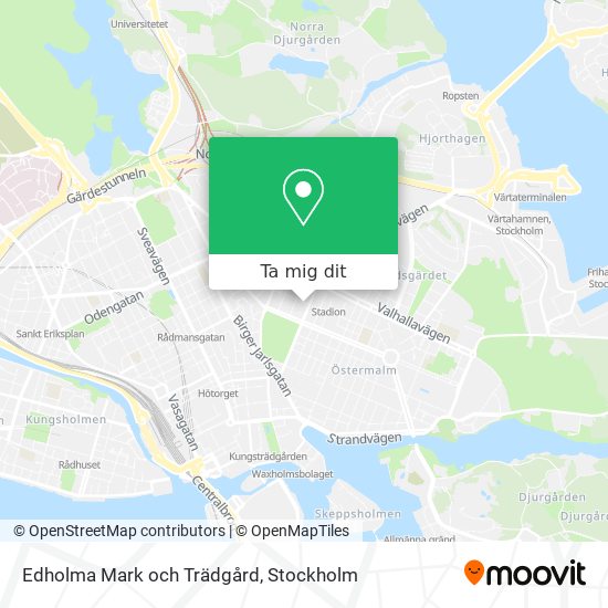 Edholma Mark och Trädgård karta