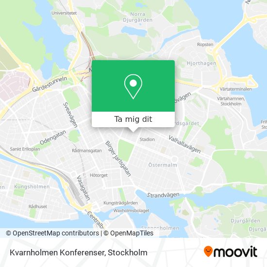 Kvarnholmen Konferenser karta