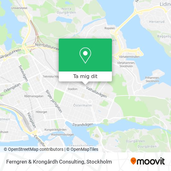 Ferngren & Krongårdh Consulting karta