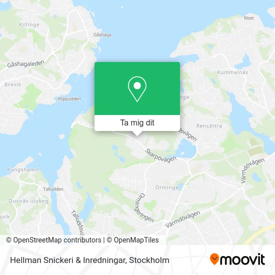 Hellman Snickeri & Inredningar karta