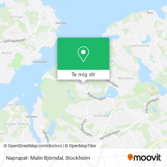 Naprapat- Malin Björndal karta