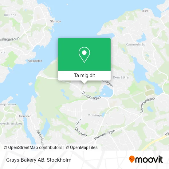 Grays Bakery AB karta