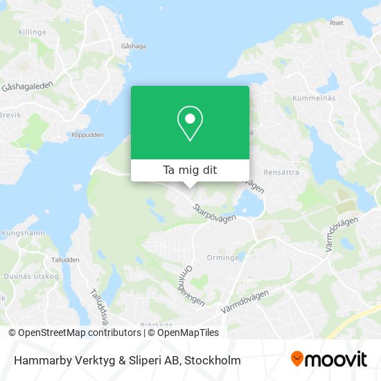 Hammarby Verktyg & Sliperi AB karta