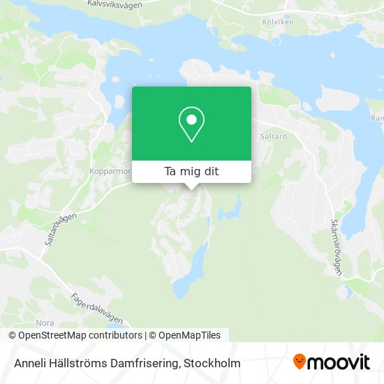 Anneli Hällströms Damfrisering karta