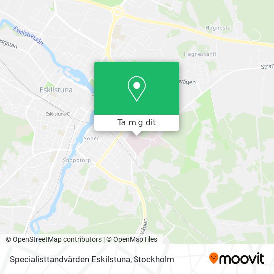 Specialisttandvården Eskilstuna karta