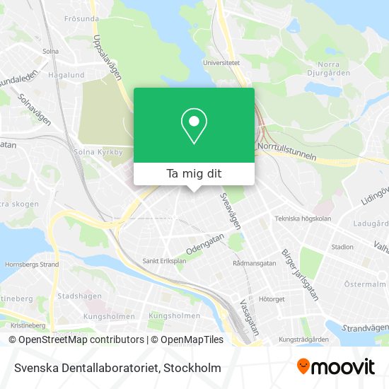 Svenska Dentallaboratoriet karta