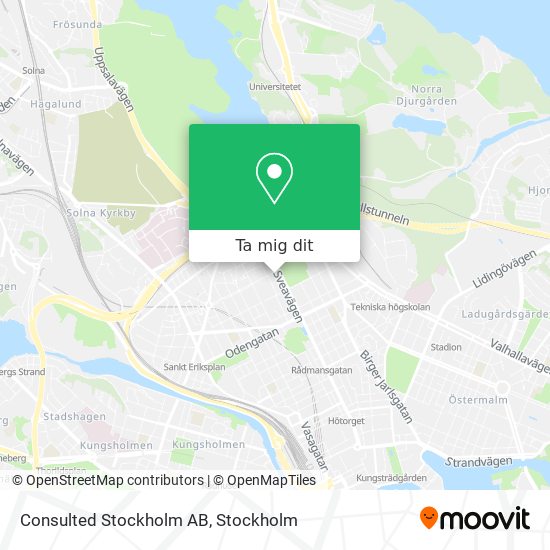 Consulted Stockholm AB karta