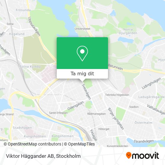 Viktor Häggander AB karta