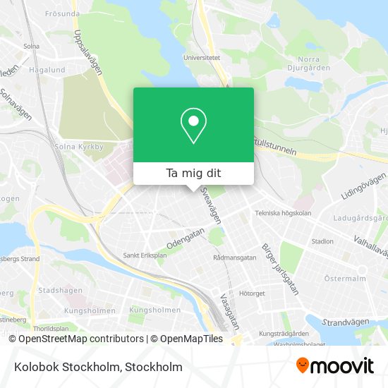 Kolobok Stockholm karta