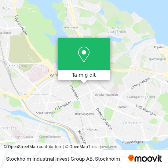 Stockholm Industrial Invest Group AB karta